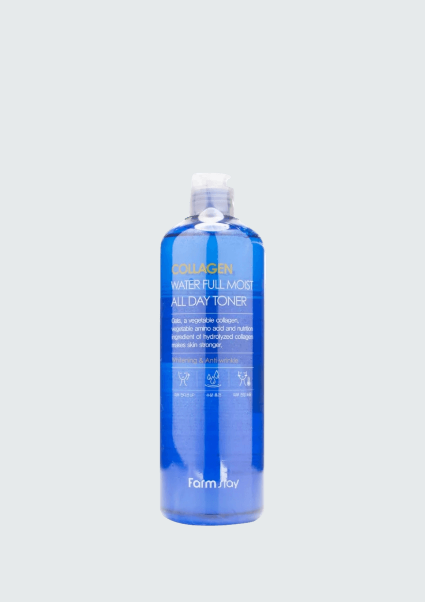 Колагеновий тонер для обличчя Farmstay Collagen Water Full Moist All Day Toner - 500 мл