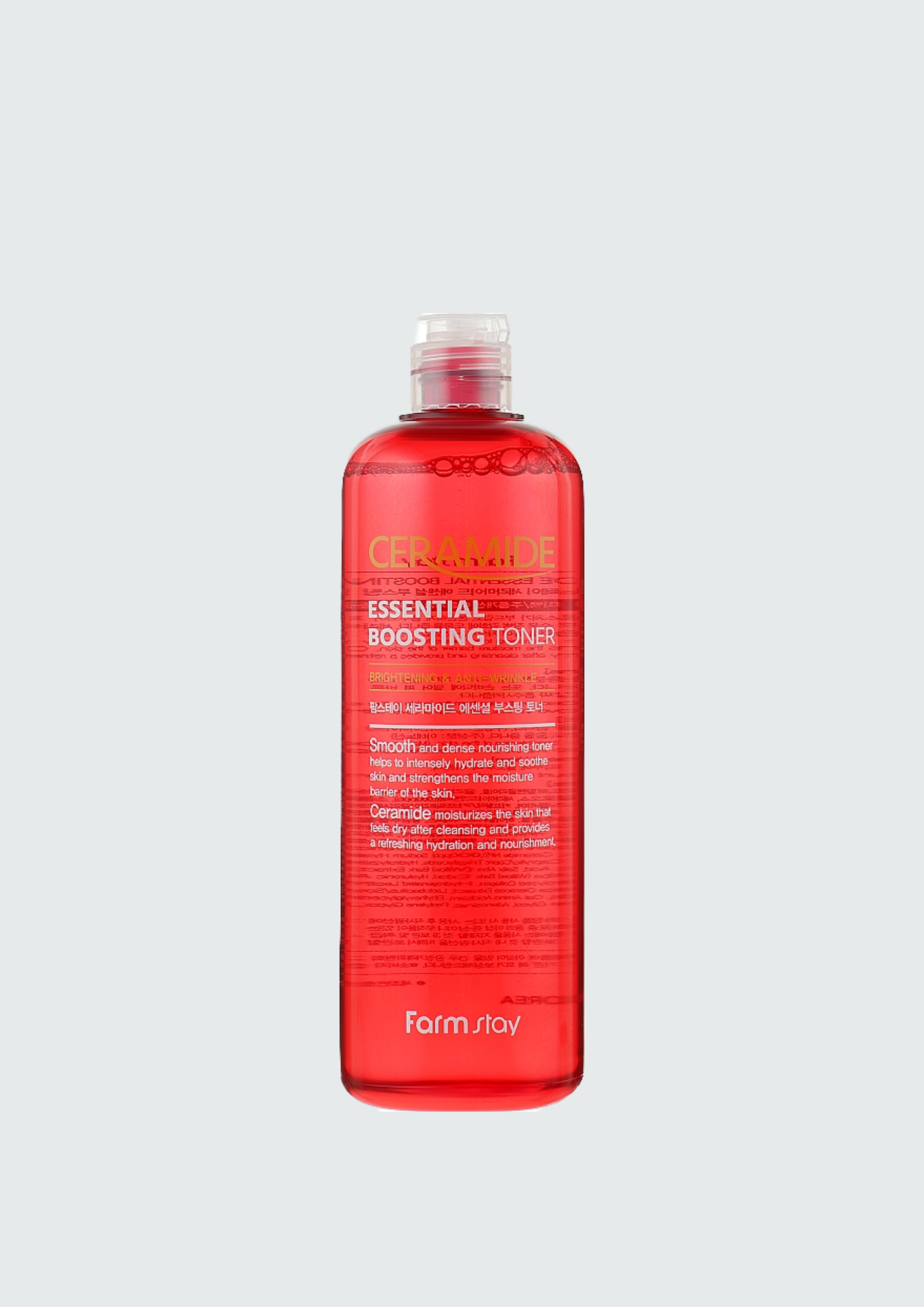 Тонер «2в1» з керамідами Farmstay Ceramide Essential Boosting Toner – 500 мл