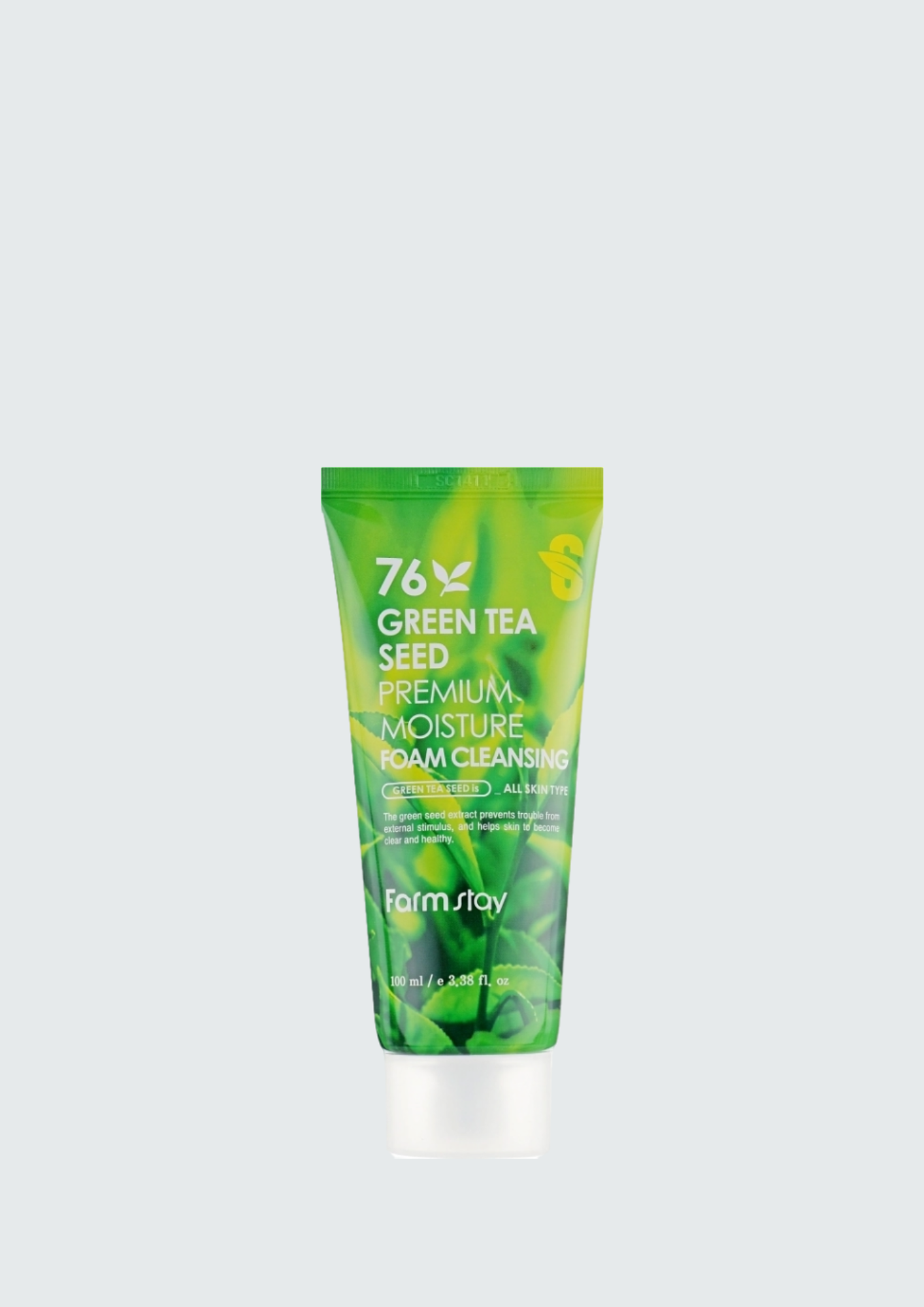 Пінка для вмивання із зеленим чаєм Farmstay Green Tea Seed Premium Moisture Foam Cleansing - 100 мл