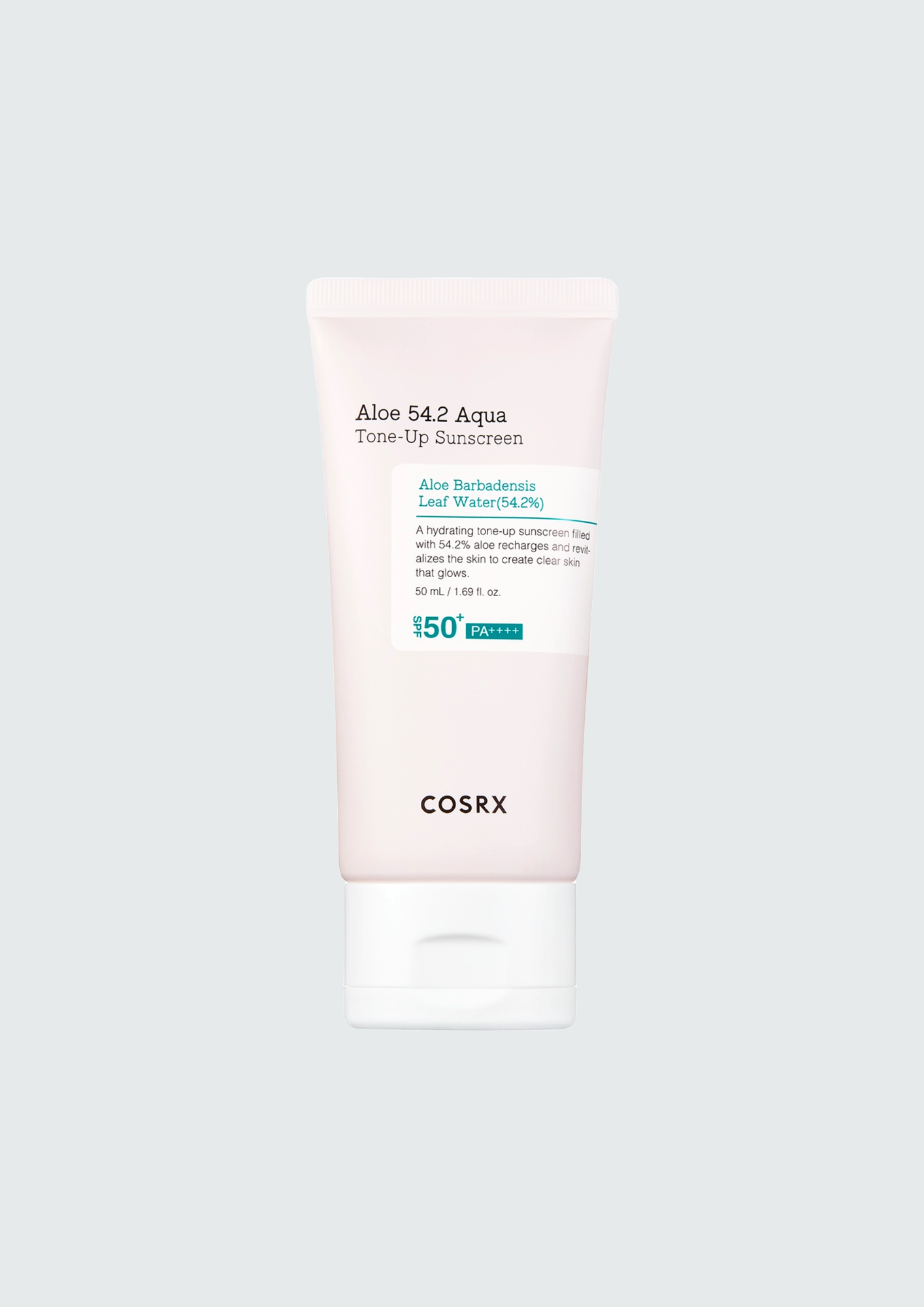 Сонцезахисний крем з алое, візуально коригуючий тон шкіри COSRX Aloe 54.2 Aqua Tone-Up Sunscreen SPF50+/PA++++ - 50 мл