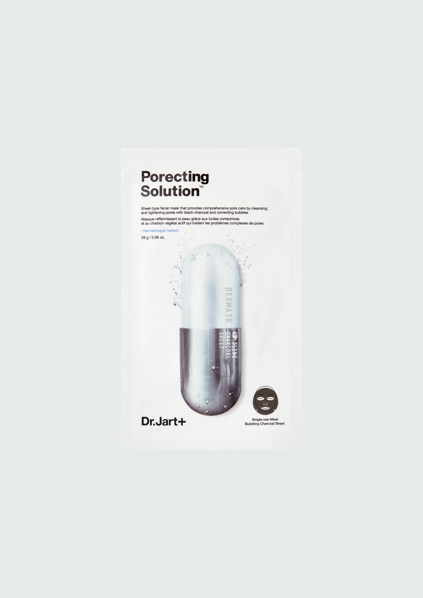Киснева тканинна маска для чищення пор Dr.Jart+ Dermask Ultrajet Porecting Solution - 25 мл