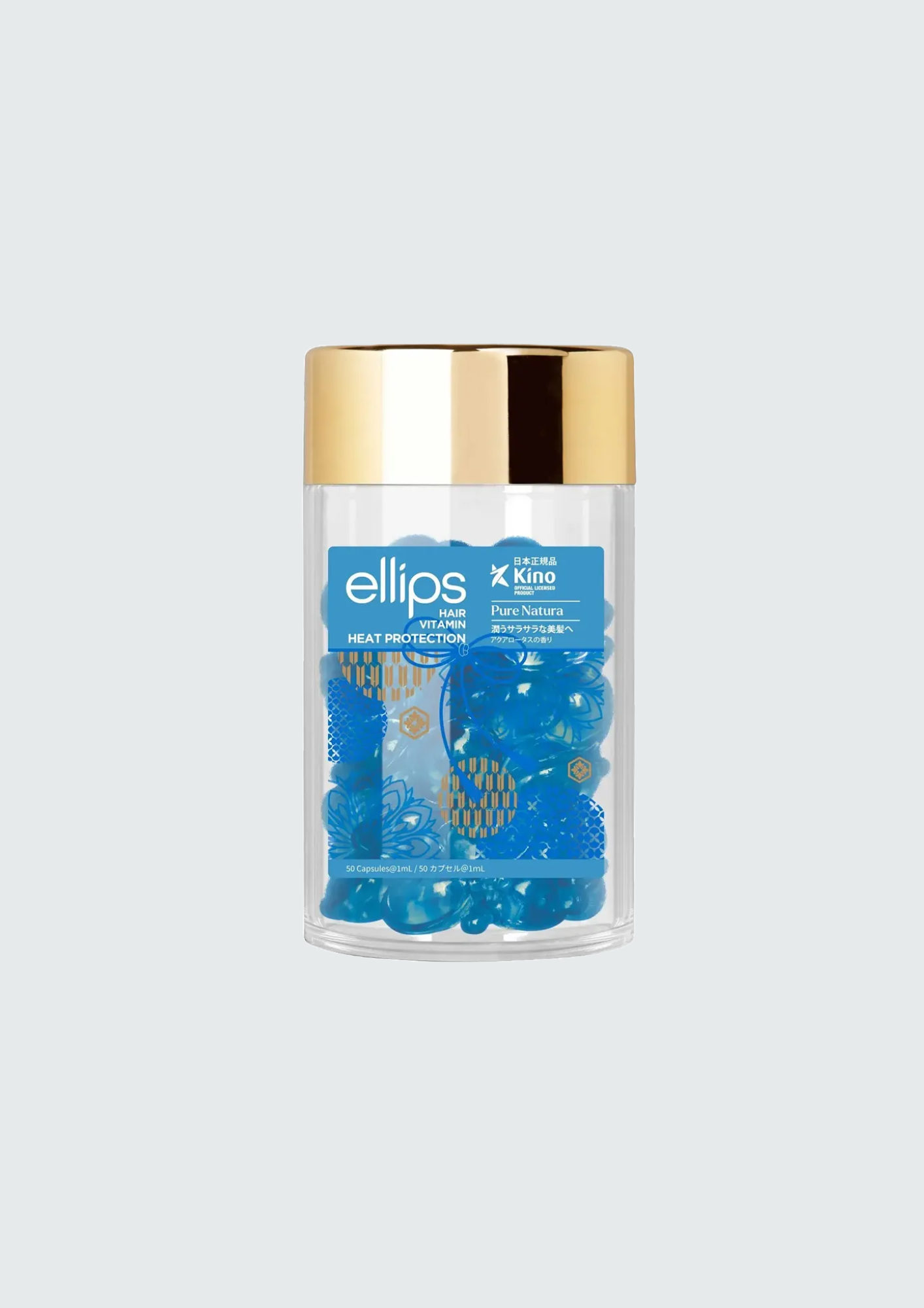 Вітаміни для волосся "Сила лотоса" Ellips Hair Vitamin Pure Natura With Blue Lotus Extract - 50 шт