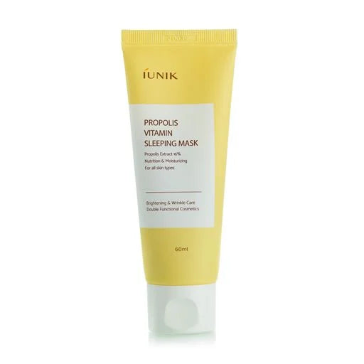 Відновлювальна нічна маска з прополісом iUNIK Propolis Vitamin Sleeping Mask - 60 мл