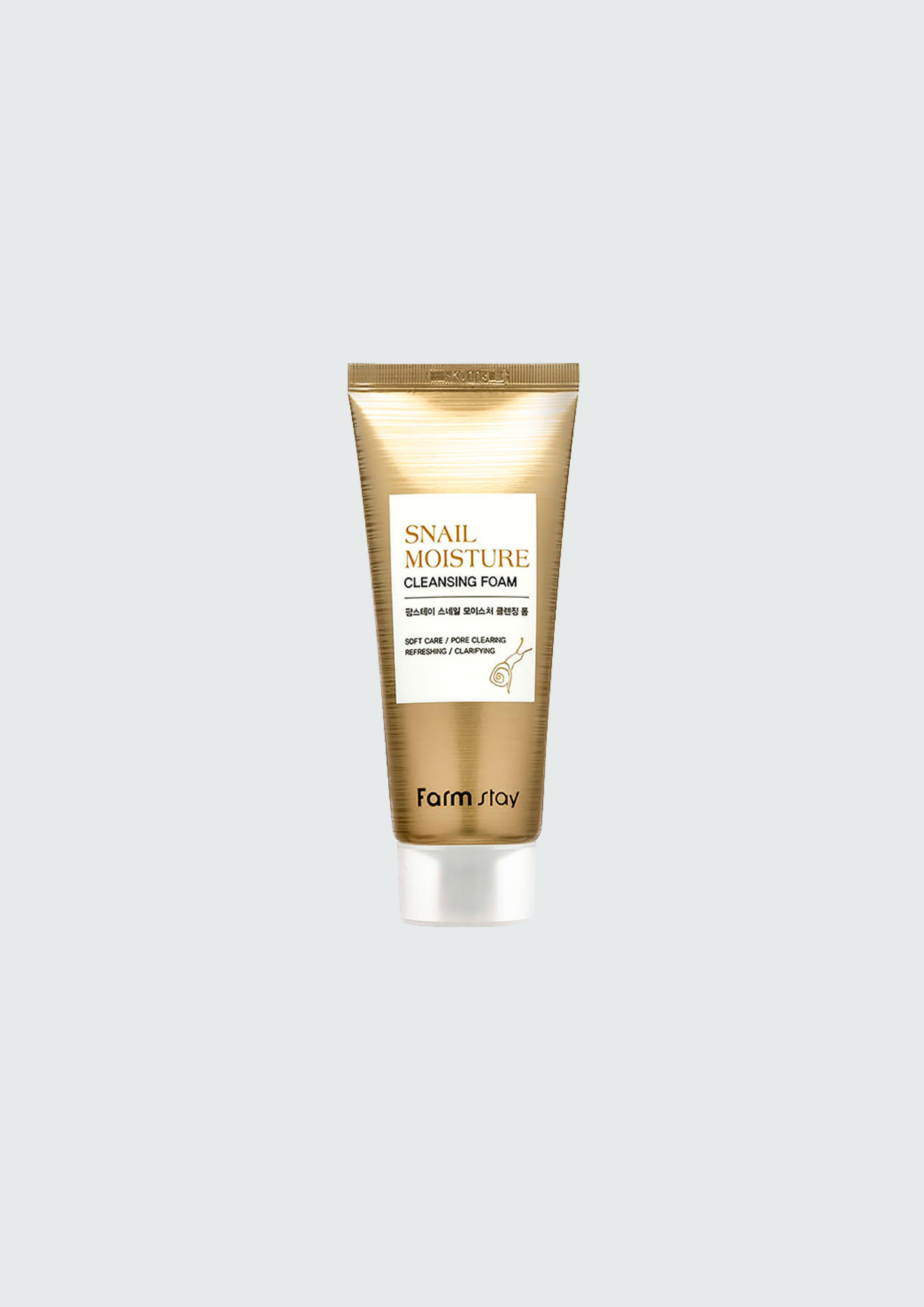 Зволожуюча пінка для вмивання з муцином равлика FarmStay Snail Moisture Cleansing Foam - 100 мл