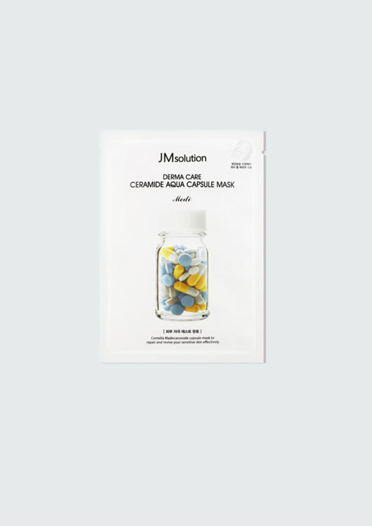 Відновлююча тканинна маска з керамідами JM Solution Derma Care Ceramide Aqua Capsule Mask