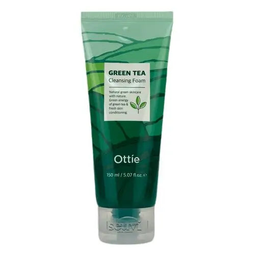 Зволожуюча пінка для обличчя з екстрактом зеленого чаю Green Tea Cleansing Foam Ottie - 150 мл