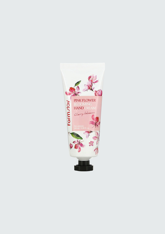 Крем для рук із екстрактом квітів вишні Pink Flower Blooming Hand Cream Cherry Blossom - 100 мл