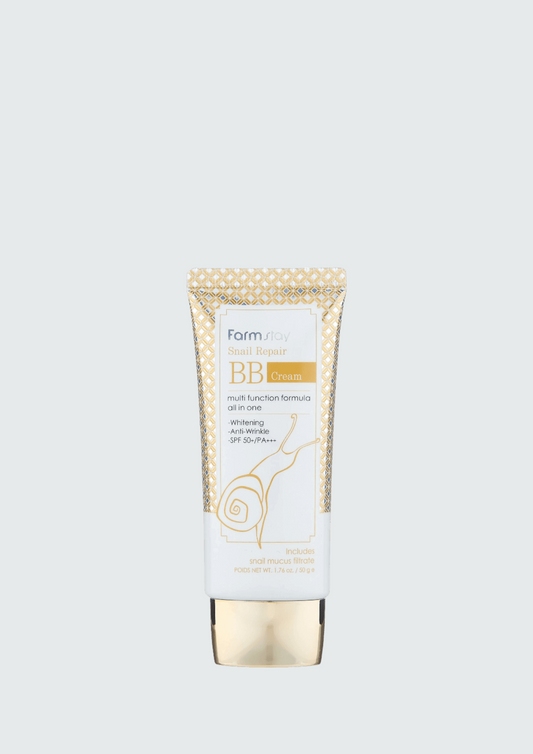 Відновлюючий BB-крем з муцином равлика FarmStay SPF 50+ Snail Repair BB Cream SPF 50+ - 50 мл