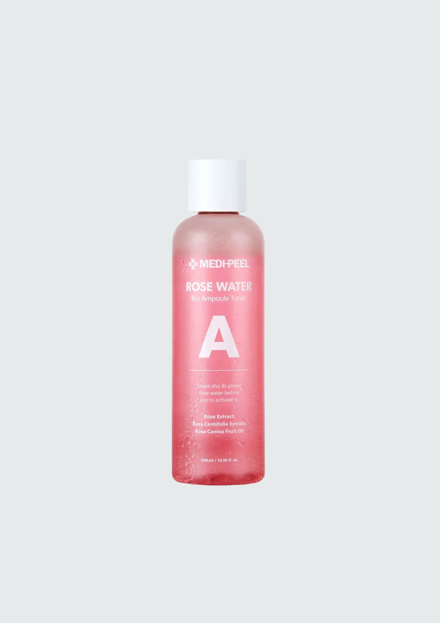 Тонер двофазний ампульний з екстрактом троянди Medi-Peel Rose Water Bio Ampoule Toner - 500 мл