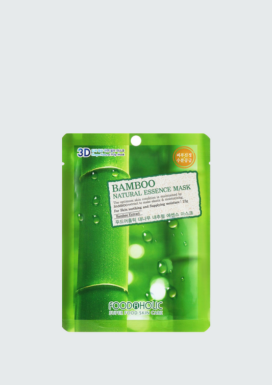 Тканинна маска для обличчя з екстрактом бамбука Food A Holic Natural Essence Mask Bamboo