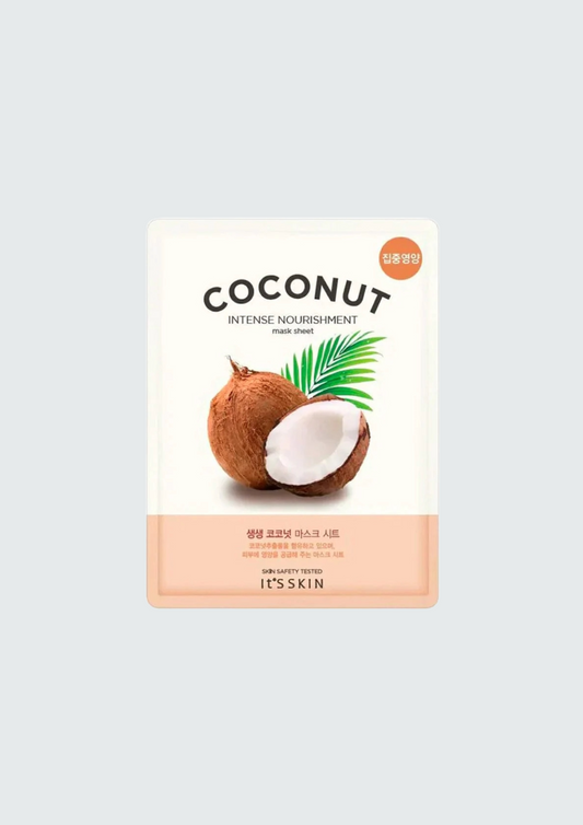 Тканинна зволожуюча маска для обличчя з кокосом It's Skin The Fresh Mask Sheet Coconut