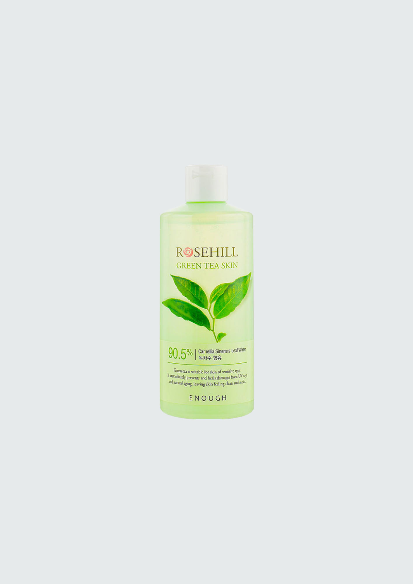 Заспокійливий тонер для обличчя із зеленим чаєм Enough Rosehill Green Tea Skin 90% - 300 мл