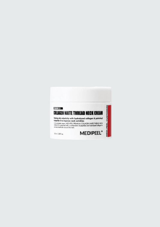 Підтягуючий крем для шиї та декольте з пептидним комплексом Medi Peel Premium Collagen Naite Thread Neck Cream 2.0 - 100 мл