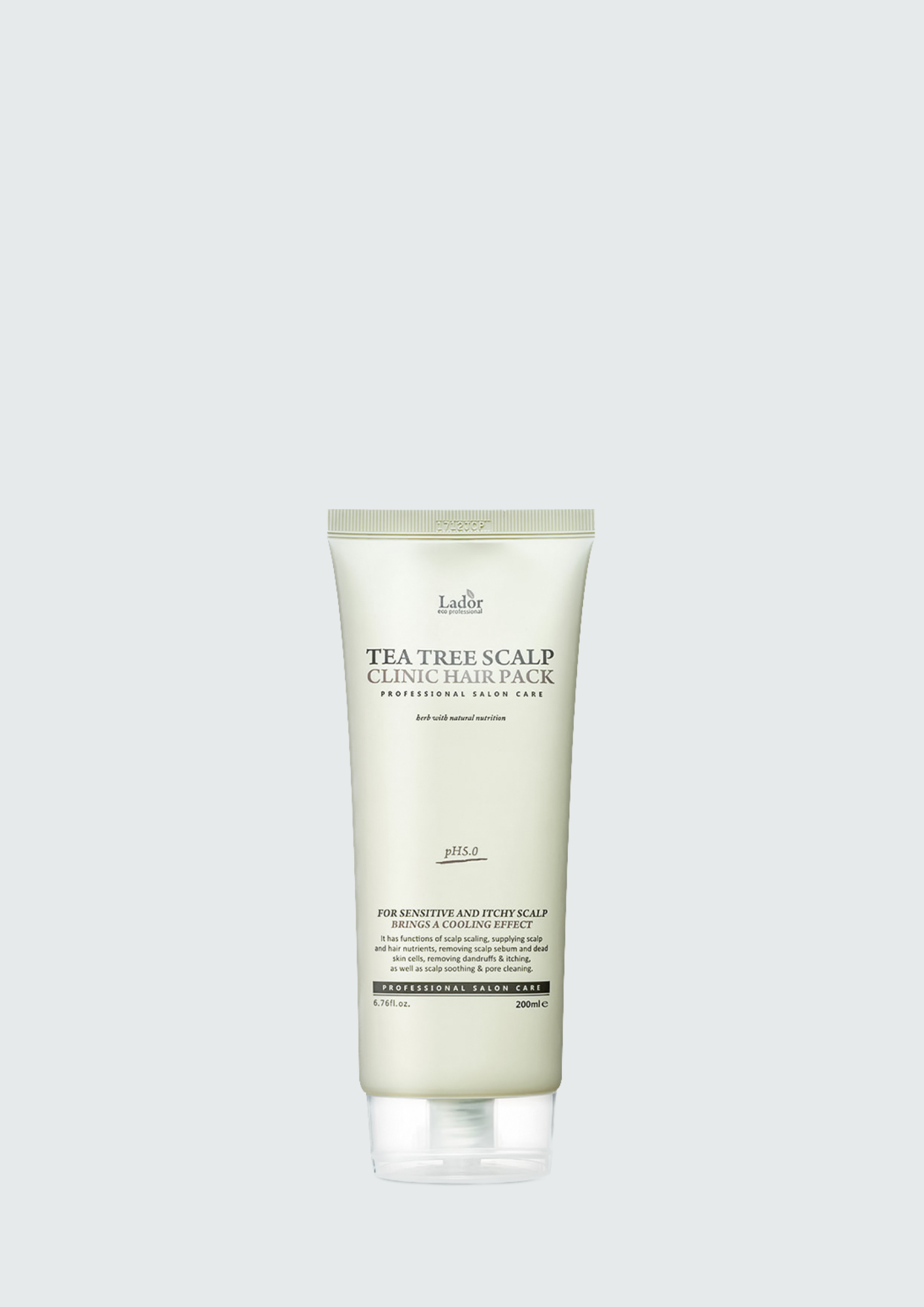 Зміцнююча маска з чайним деревом для шкіри голови La'dor Tea Tree Scalp Clinic Hair Pack - 200 мл