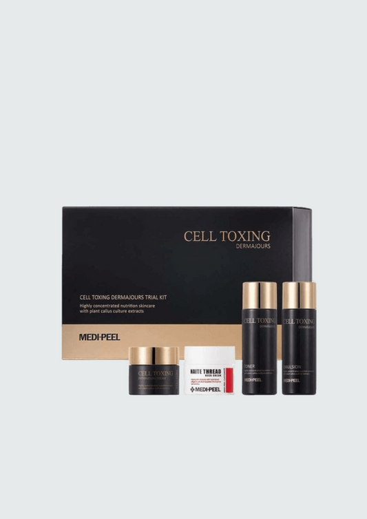 Набір омолоджуючих мініатюр Medi-Peel Cell Toxing Trial Kit (тонер 30мл + емульсія 30мл + 2 крема по 10мл)