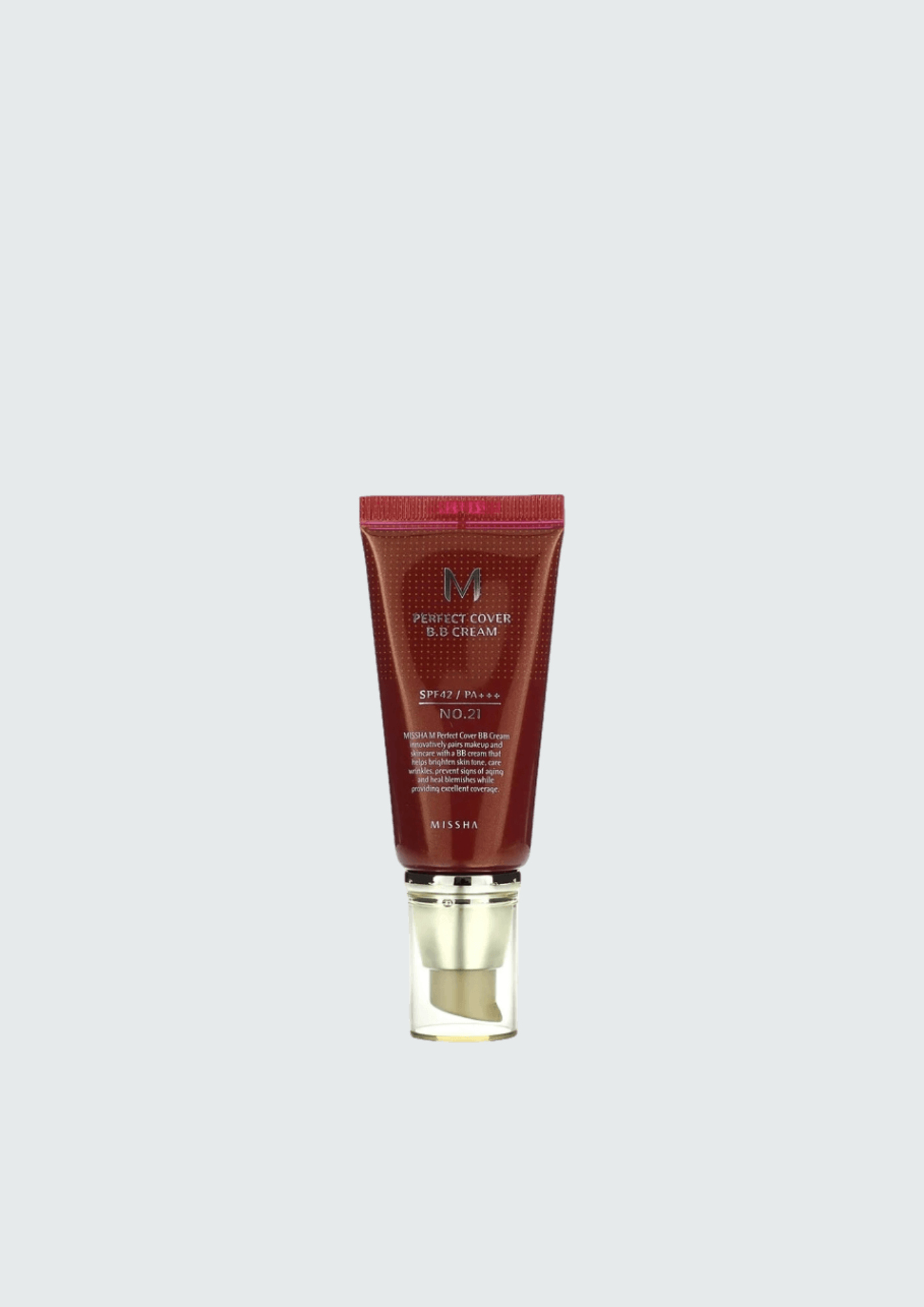 BB крем з ідеальним покриттям №21 Missha Perfect Cover BB Cream SPF42/PA++ Moisturized Complexion - 50 мл