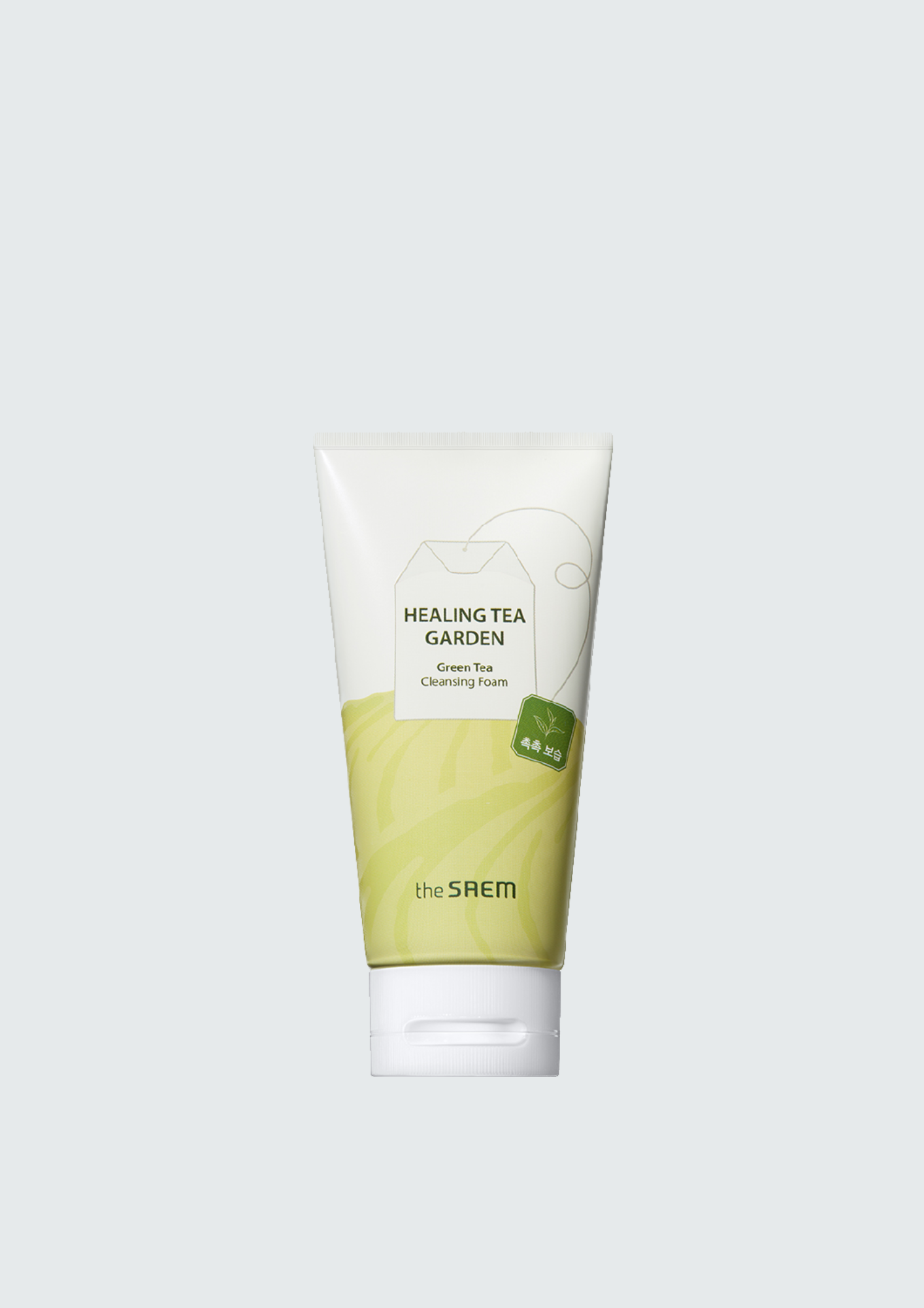 Пінка для вмивання з екстрактом зеленого чаю The Saem Healing Tea Garden Green Tea Cleansing Foam - 150 мл