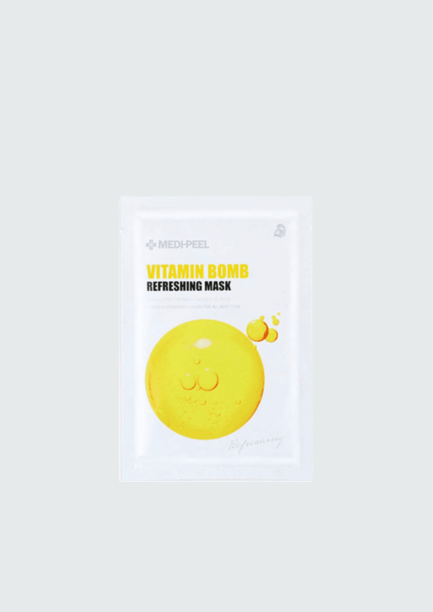 Маска тканинна для обличчя  вітамінна з ніацинамідом Medi-Peel Vitamin Bomb Refreshing Mask - 25 мл