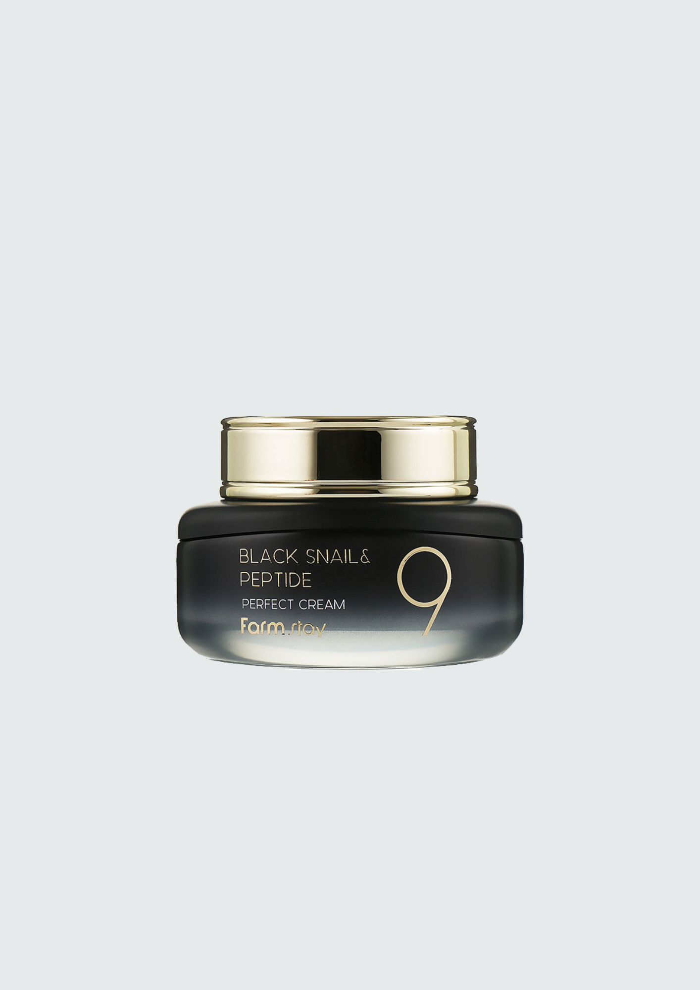 Крем антивіковий з чорним равликом та пептидами для обличчя FarmStay Black Snail & Peptide 9 Perfect Cream - 55 мл