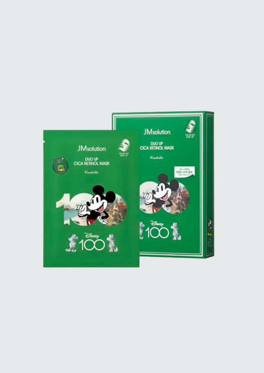 Тканинна маска з ретинолом та центелою JMSolution Duo Up Cica Retinol Mask Disney 100