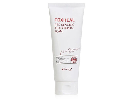 Пінка для вмивання із гліколевою кислотою Esthetic House Toxheal Red Glycolic AHA-BHA-PHA Foam - 150 мл