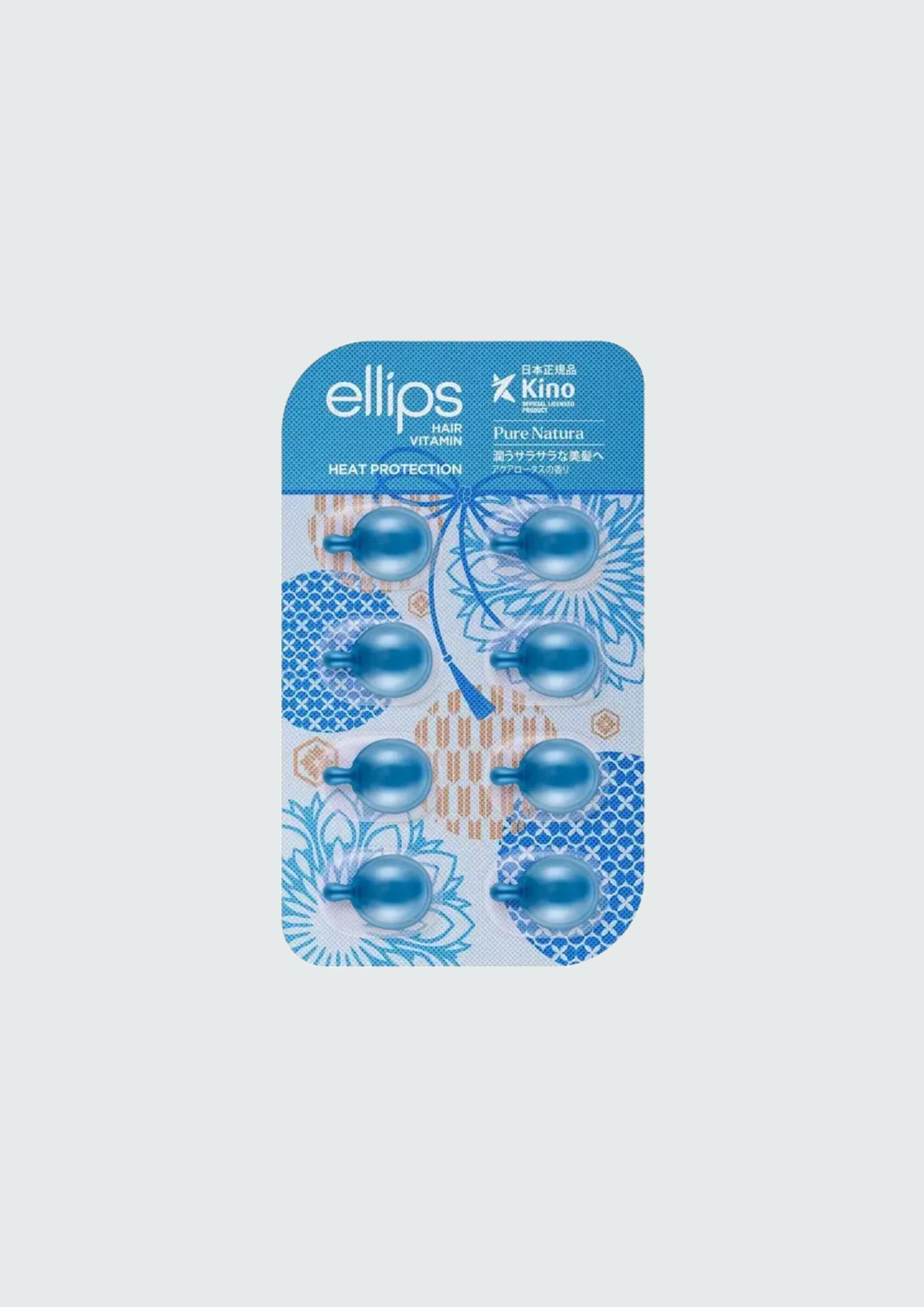 Вітаміни для волосся "Сила лотоса" Ellips Hair Vitamin Pure Natura With Blue Lotus Extract - 8 шт