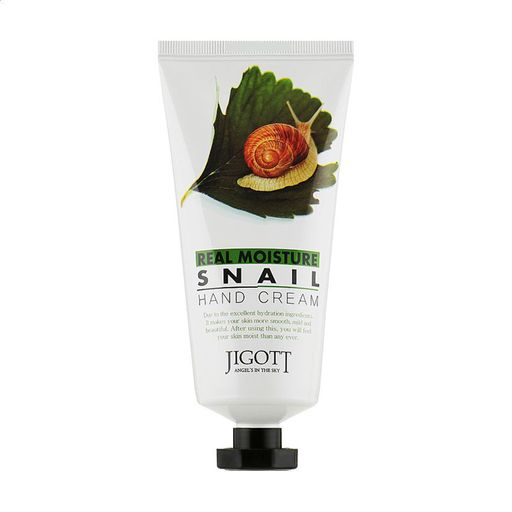 Крем для рук Jigott Real Moisture Snail Hand Cream з екстрактом слизу равлика - 100 мл