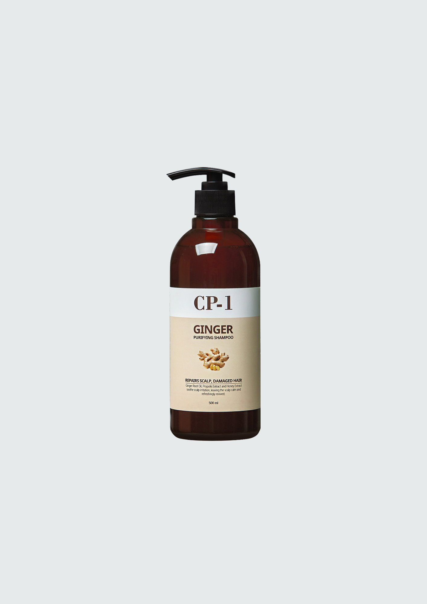 Зміцнюючий шампунь з екстрактом імбиру Esthetic House CP-1 Ginger Purifying Shampoo - 500 мл