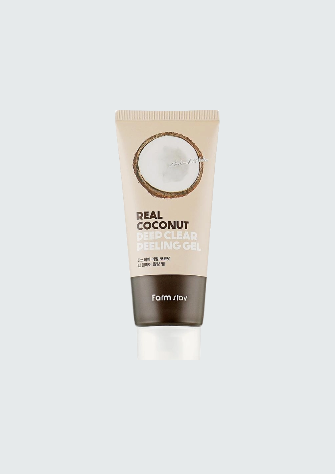 Зволожуюча пілінг-скатка з екстрактом кокосу FarmStay Real Coconut Deep Clear Peeling Gel - 100мл