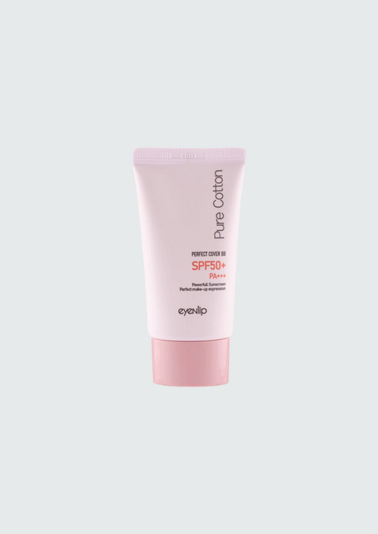 Зволожуючий ВВ крем № 23 (натуральний беж) Eyenlip Pure Cotton Perfect Cover BB Cream SPF50+/PA+++ - 30 г