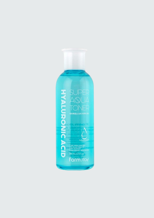 Екстра зволожуючий тонер для обличчя FarmStay Hyaluronic Acid Super Aqua Toner - 200 мл