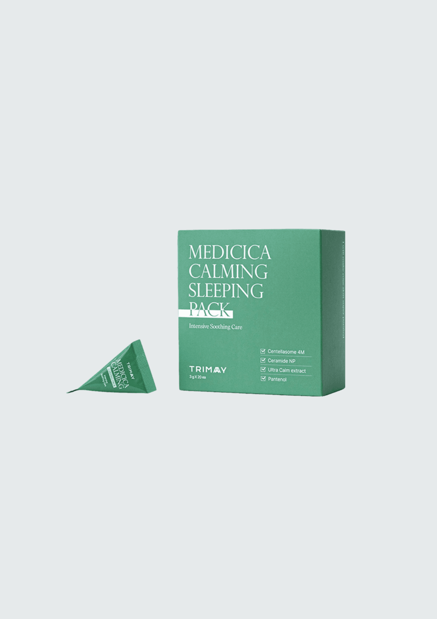 Заспокійлива нічна маска з центелою Trimay Medicica Calming Sleeping Pack - 3 мл