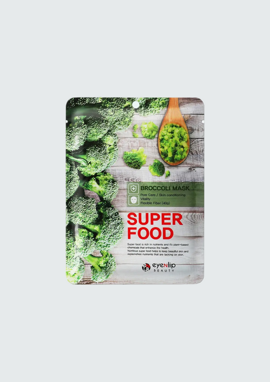 Освіжаюча тканинна маска  для обличчя з брокколі Eyenlip Super Food Broccoli Mask - 23 мл