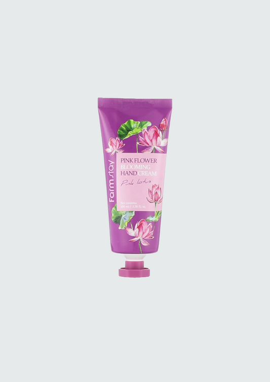 Крем для рук з екстрактом лотоса Pink Flower Blooming Hand Cream Pink Lotus - 100 мл