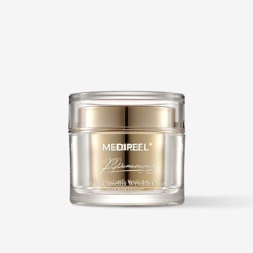 Преміум крем для обличчя від зморшок із камелією та золотом Medi-Peel Premium Golden Camellia Wrinkle Cream - 50 мл