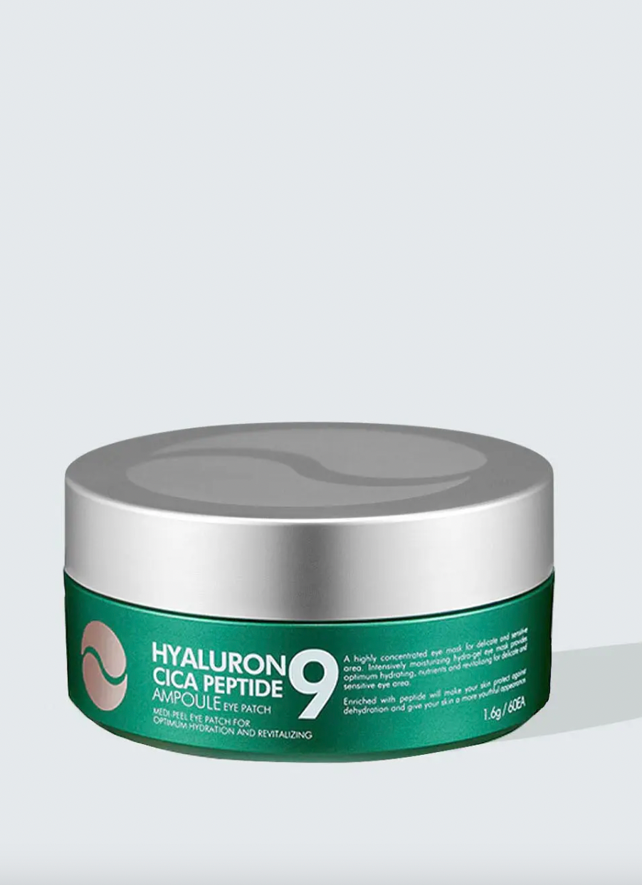 Патчі проти набряків з пептидами та центелою Medi Peel Hyaluron Cica Peptide 9 Ampoule Eye Patch - 60 шт