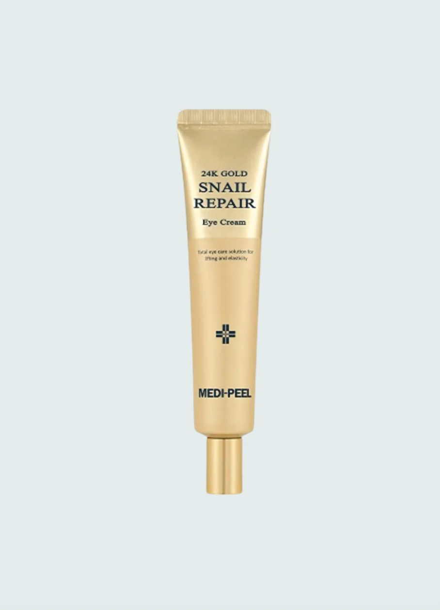 Крем для шкіри навколо очей з муцином равлика та золотом Medi-Peel 24K Gold Snail Repair Eye Cream - 40 мл